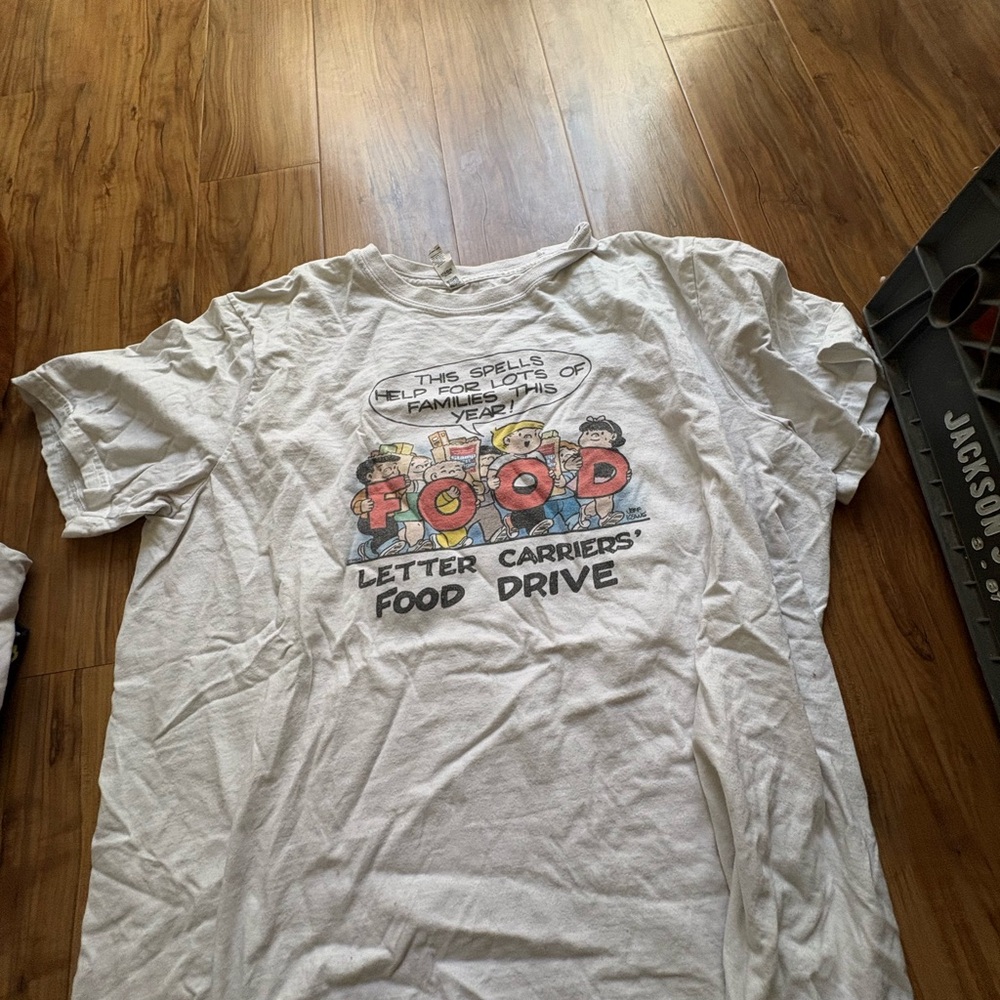 Gildan White Short Sleeve Letter Carriers' Food Drive T-Shirt